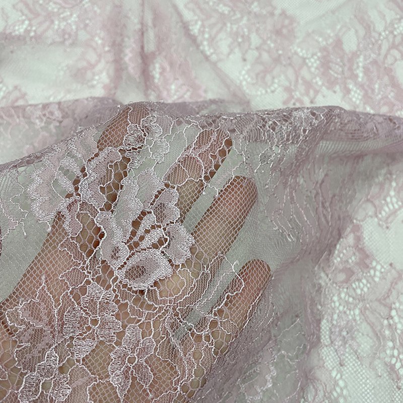 Lace Fabric Cutwork Jacquard Nylon for Bridal Wholesale Supplier 11